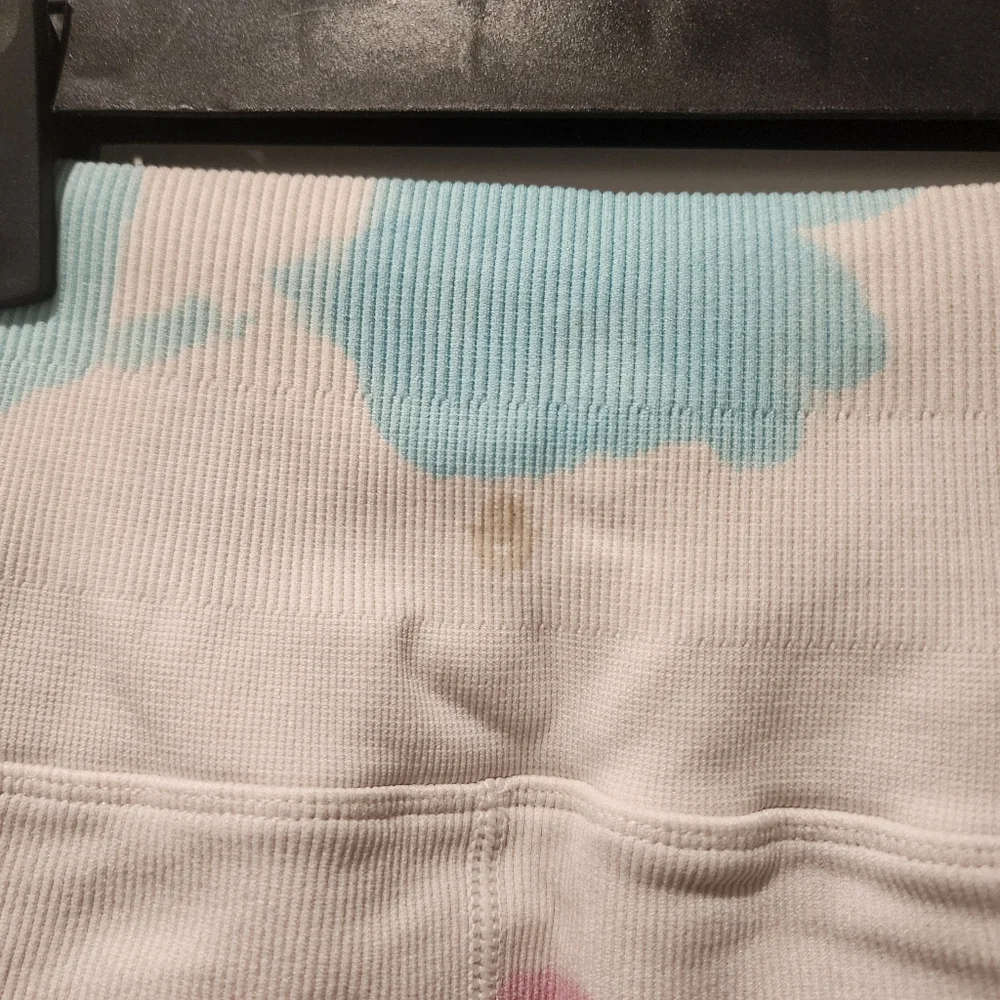 Spiritual Gangster Crop Top Bra Biker Shorts Tie Dye Set - Picture 7 of 15